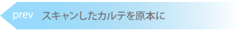 ←　スキャンしたカルテを原本に